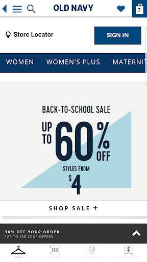 Old Navy скриншот 1