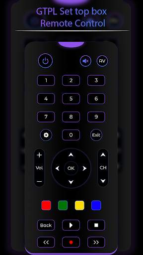GTPL Set Top Box Remote Controller screenshot 1