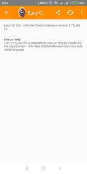 Easy Cat Vpn - Unlimited Unblock Browser screenshot 2