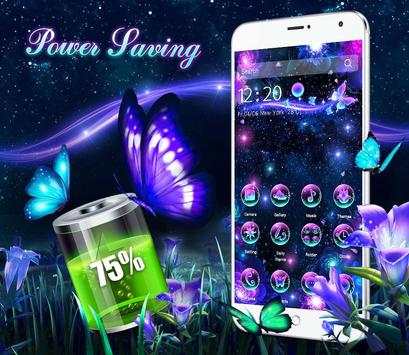 3D Neon Light Butterfly Launcher screenshot 3