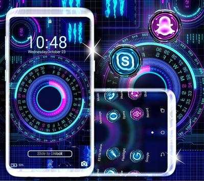 Neon Technology Launcher Theme screenshot 4