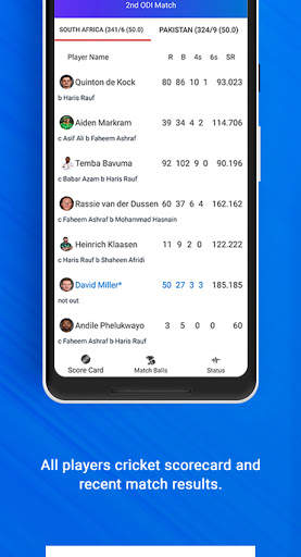 iCC - Live International Cricket Scores screenshot 4
