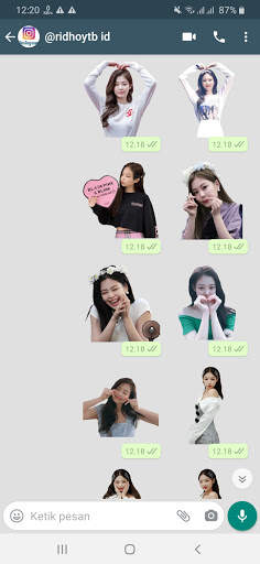 Stiker WA Jennie Blackpink for WAStickerApps screenshot 5