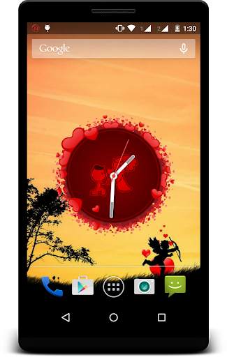 Love Clock Live Wallpaper screenshot 2
