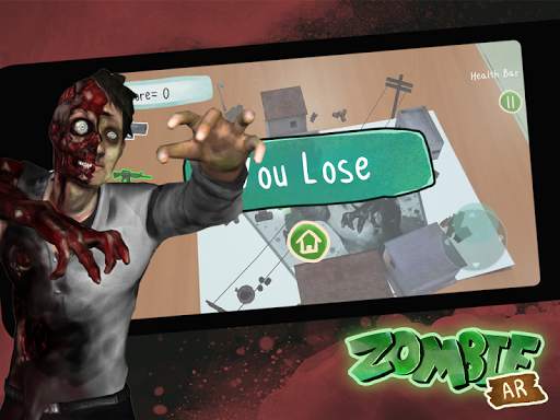 Zombie Augmented Reality Game (AR) screenshot 6