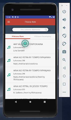 Fihirana Note screenshot 4