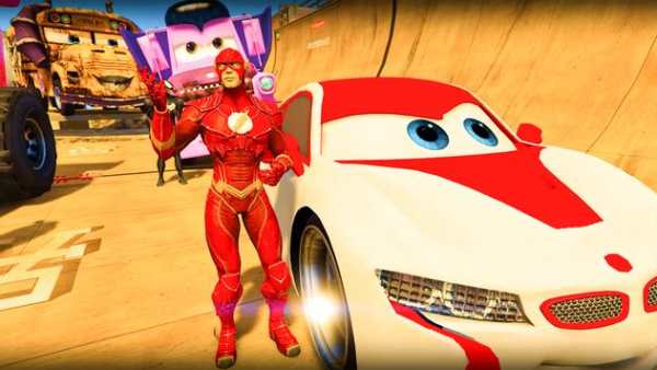 Superhero Car Racing: Car Stunt Racing 2018 screenshot 3