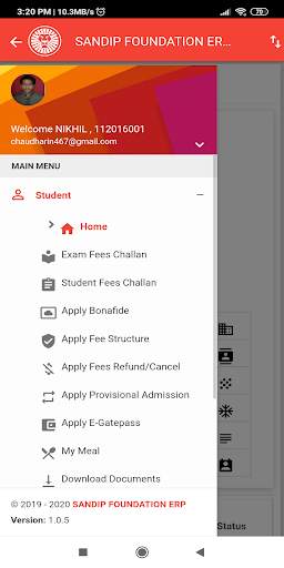 Sandip Foundation screenshot 1
