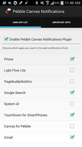Pebble Canvas Notifications screenshot 2