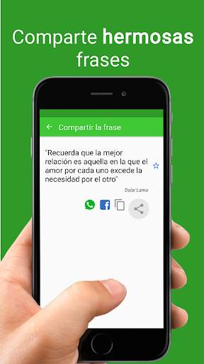 Frases, mensajes y citas para Facebook y Whatsapp screenshot 3