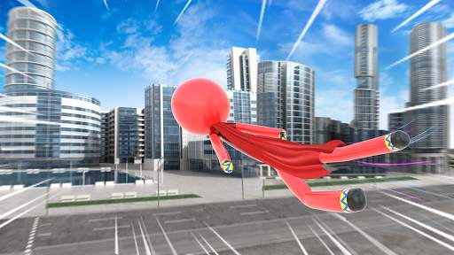 Flying Hero Stickman Flash hero 2021 screenshot 2