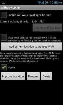 Wifi Wakeup screenshot 2
