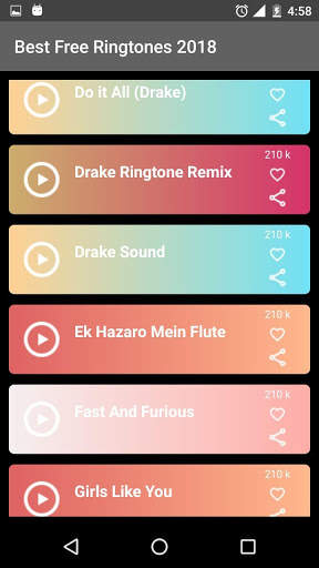 Best Free Ringtones 2019 - Song Ringtones screenshot 2