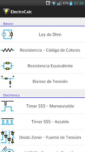 ElectroCalc (en español) screenshot 1