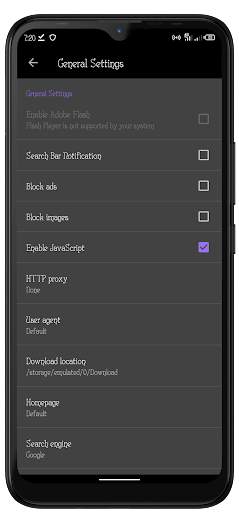 LTE Browser screenshot 3