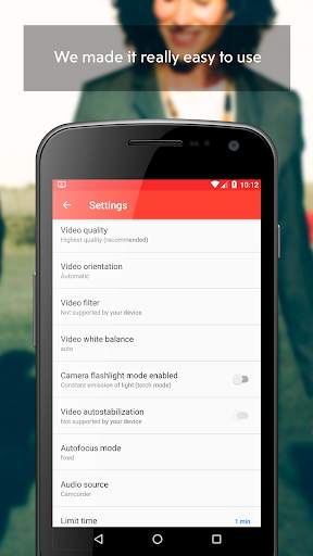 Background Video Recorder Pro स्क्रीनशॉट 5