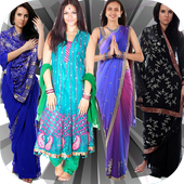 indian sari dresses иконка