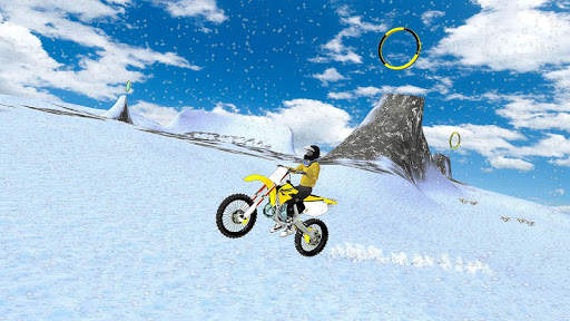 Motocross Racing: stunt winter screenshot 4