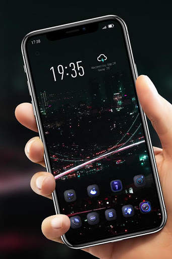 Landscape theme colorful neon building screenshot 4