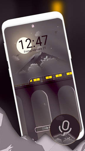 Anime Train Night Theme screenshot 3