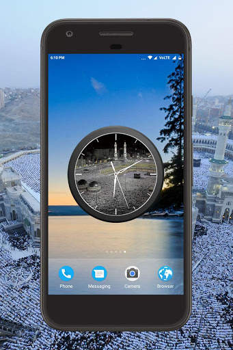 Mecca Clock Live Wallpaper 4 تصوير الشاشة