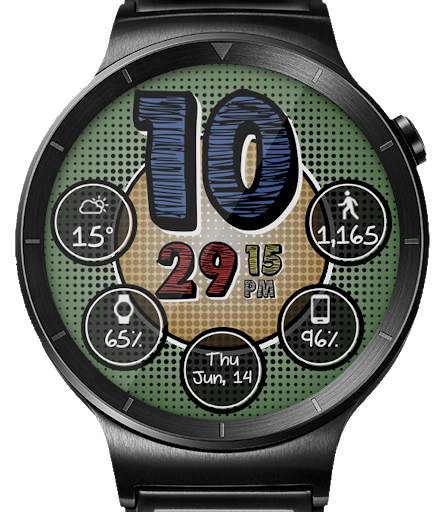 Retro Pop HD Watch Face Widget & Live Wallpaper screenshot 13