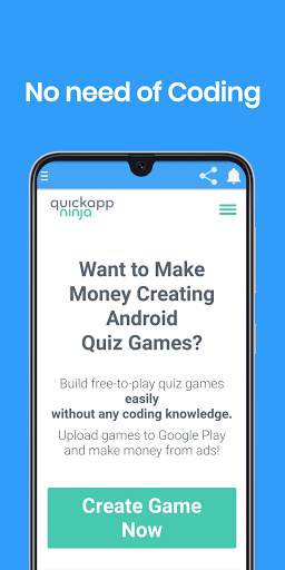 Android Game Creator without coding- Earn Money स्क्रीनशॉट 1