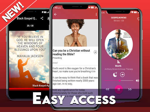 Black Gospel Music App - Gospel Radio screenshot 2
