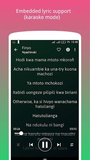 Dunda MX - Music Player and Instant Lyrics 1 تصوير الشاشة
