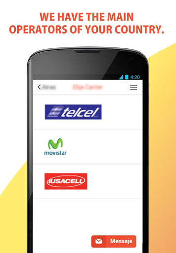 Recharge Telcel, Movistar and any Prepaid Cell screenshot 4