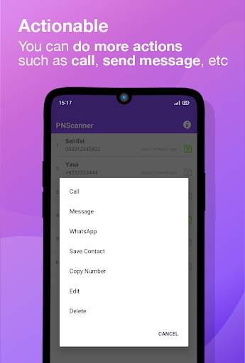 PNScanner - Phone number scanner (camera/gallery) screenshot 4