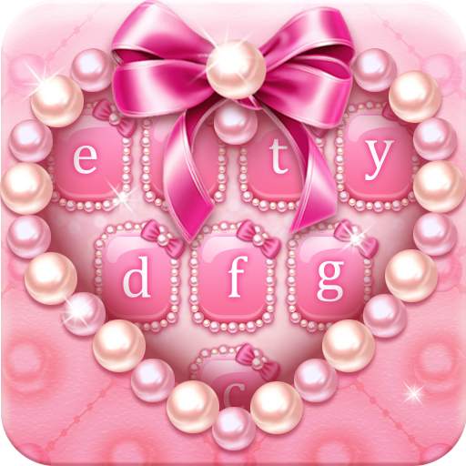 Pink pearl keyboard 10001005