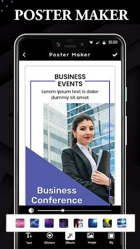 Flyer Maker, Poster Maker, Graphic Design ads App screenshot 7