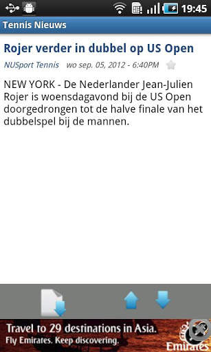 Tennis News screenshot 2