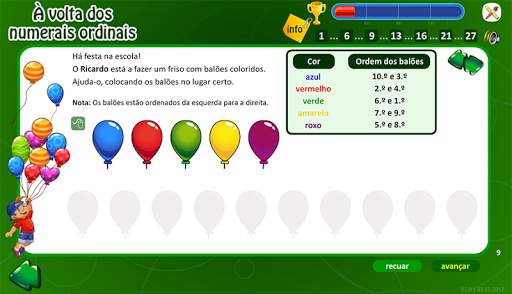 À volta dos numerais ordinais screenshot 3