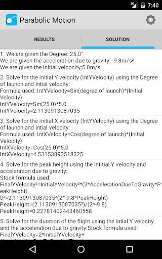 Projectile Motion Calculator скриншот 15