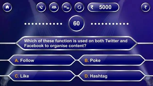 KBC - KBC Play Along Online KBC 2020 Game Quiz screenshot 2