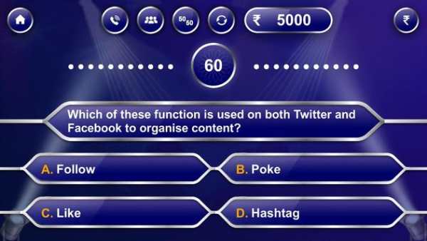 KBC - KBC Play Along Online KBC 2020 Game Quiz screenshot 2