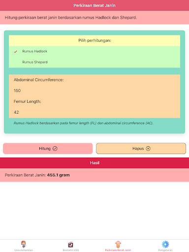 Kalkulator Kehamilan: Persalinan & Usia Kehamilan screenshot 9
