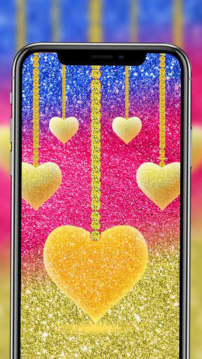 Girly Pink Glitter Wallpapers for Android 💖 screenshot 4