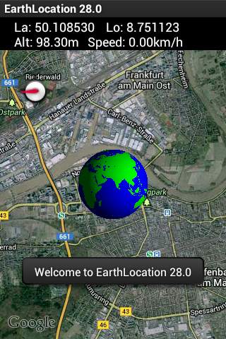 EarthLocation GPS Tracker screenshot 1