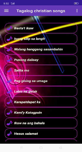 Tagalog Christian Songs with lyrics screenshot 2