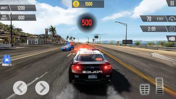 Police Car Drift Driving screenshot 2