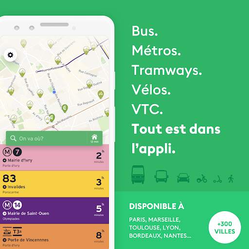 Transit: Horaires bus et métro screenshot 1