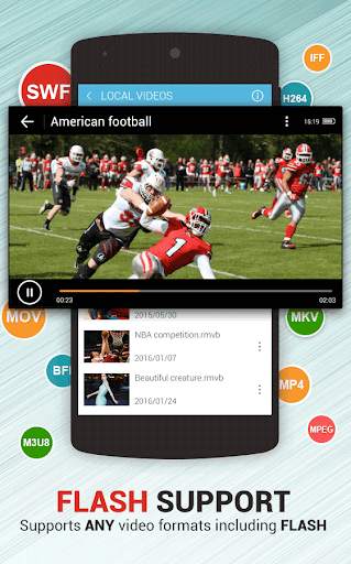 Dolphin Video - Flash Player F screenshot 1