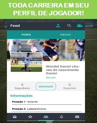 Footplay: rede social de jogadores de futebol screenshot 3
