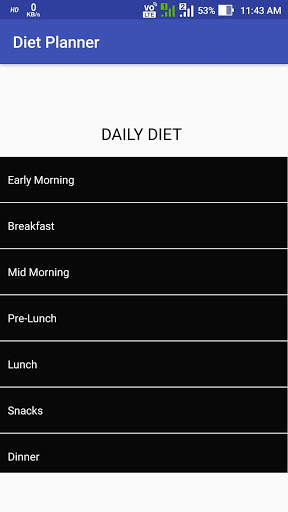 Diet Planner and Daily Exercise screenshot 4