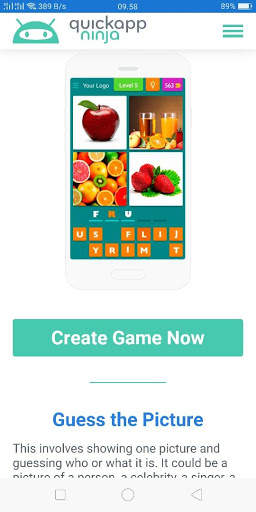 QuickApp Ninja Create Android screenshot 2
