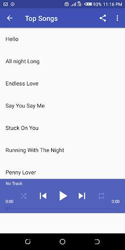 Lionel Richie Songs screenshot 4