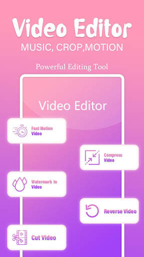 Justcrop - Video Editor With Music screenshot 1